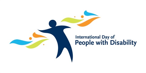 This is a logo for International Day of People with Disability