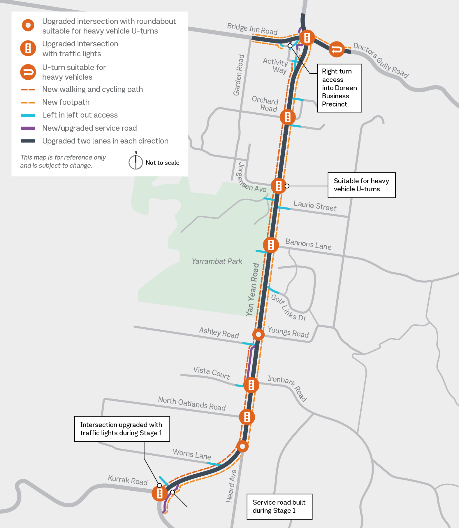 Yan Yean Road Stage 2 project overview map.png