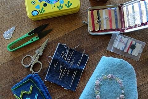 lost skills: build your own clothing repair kit