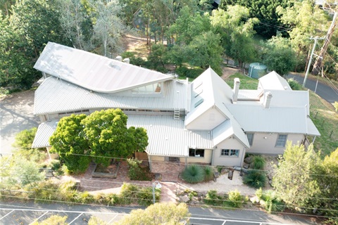 This is an aerial image of the Wadambuk St Andrews Community Centre