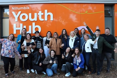 This is a photograph from the official opening of the Nillumbik Youth Hub