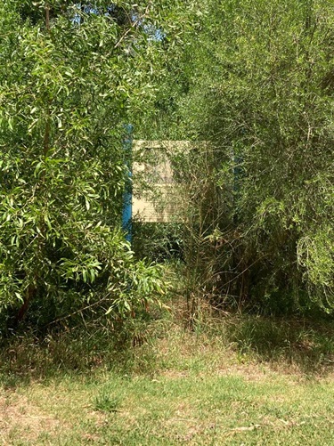 Old sign at Wingrove Park