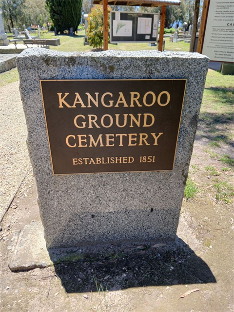 Pioneer Cemetery Entrance
